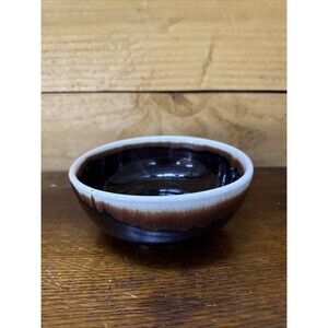 Pfaltzgraff Brown Drip 5.25″ Fruit Dessert Bowl – Vintage Brown Stoneware USA”